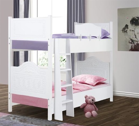 تخت دوطبقه چوبی رادین D128